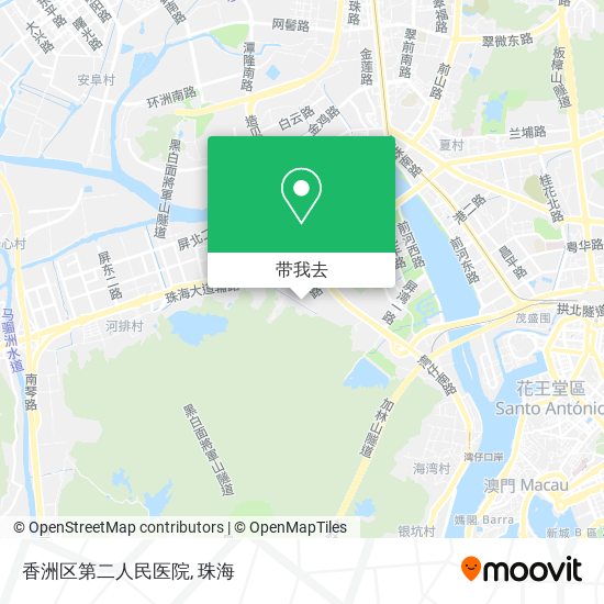 香洲区第二人民医院地图