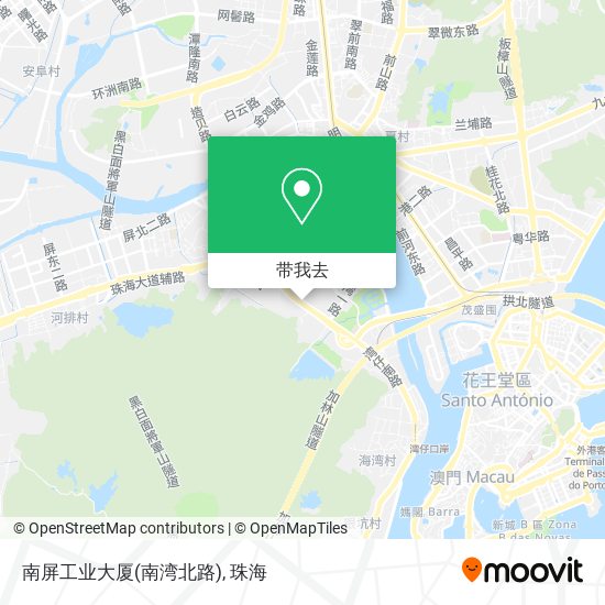 南屏工业大厦(南湾北路)地图