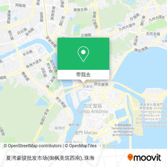 夏湾豪骏批发市场(御枫美筑西南)地图