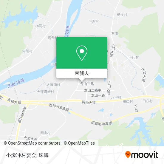 小濠冲村委会地图