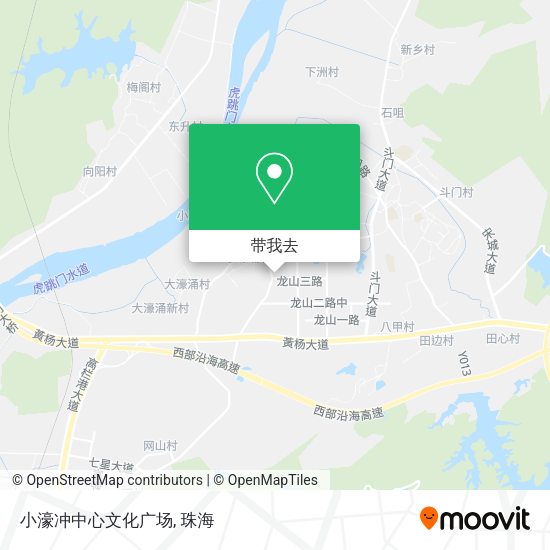 小濠冲中心文化广场地图