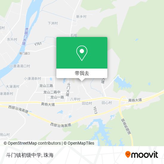 斗门镇初级中学地图