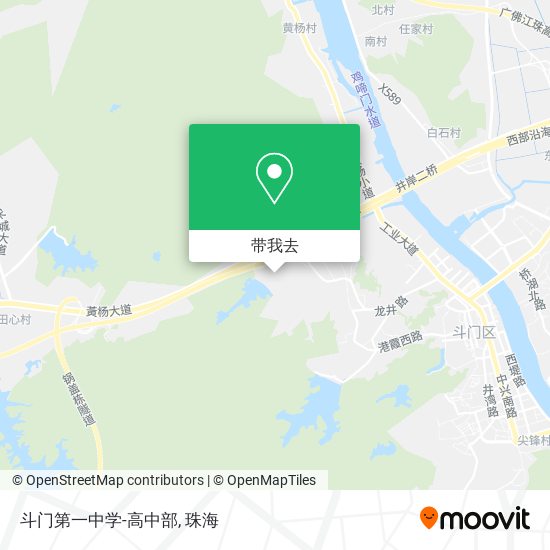 斗门第一中学-高中部地图