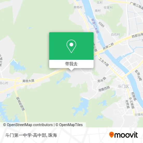 斗门第一中学-高中部地图