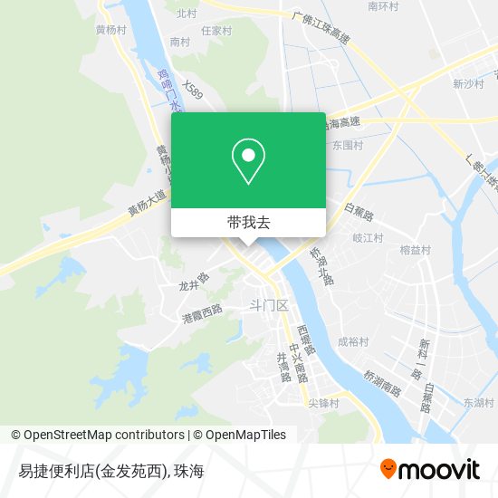 易捷便利店(金发苑西)地图