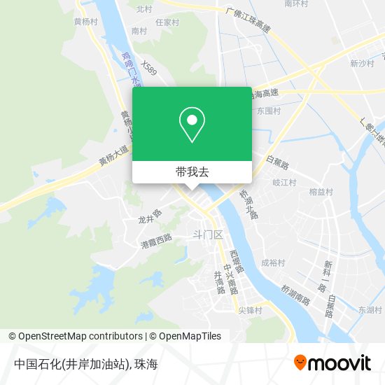 中国石化(井岸加油站)地图