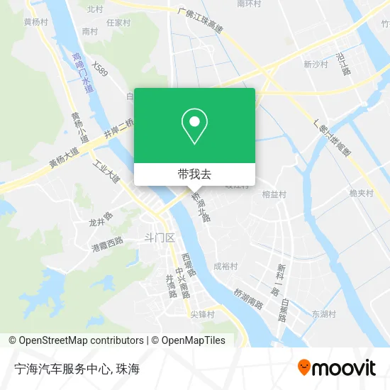 宁海汽车服务中心地图