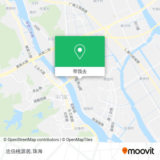 忠信桃源居地图