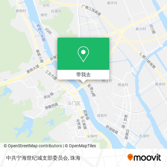 中共宁海世纪城支部委员会地图