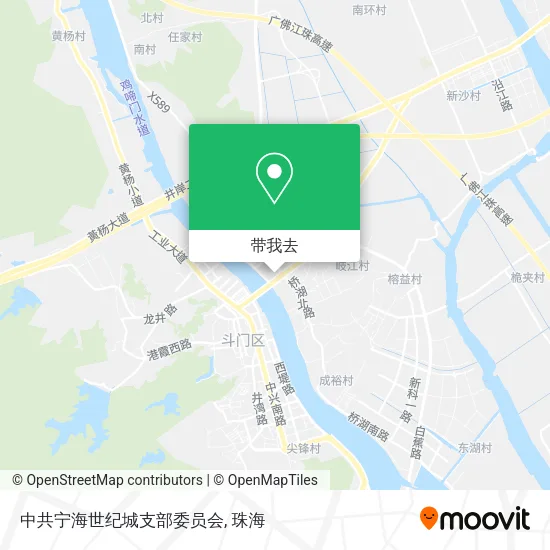 中共宁海世纪城支部委员会地图