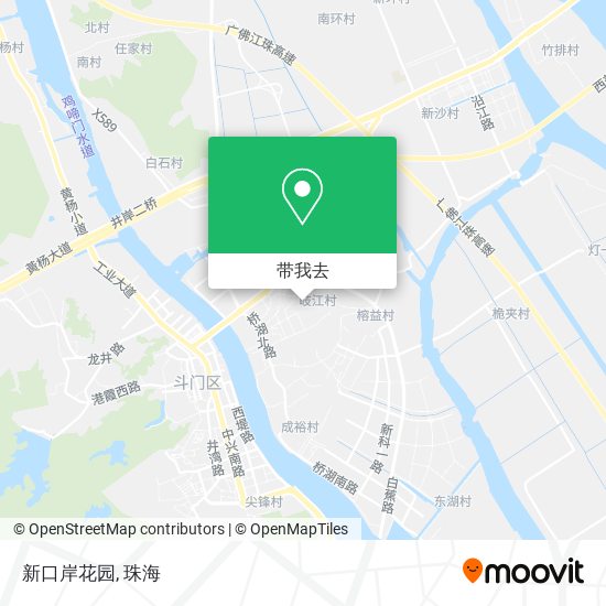 新口岸花园地图