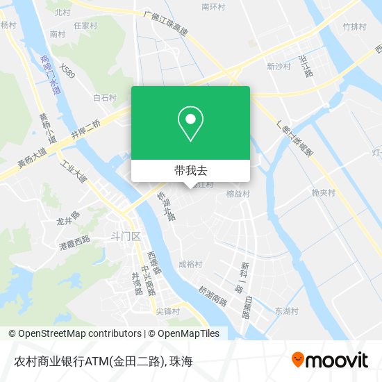 农村商业银行ATM(金田二路)地图