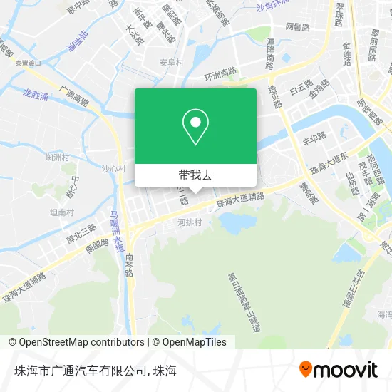 珠海市广通汽车有限公司地图