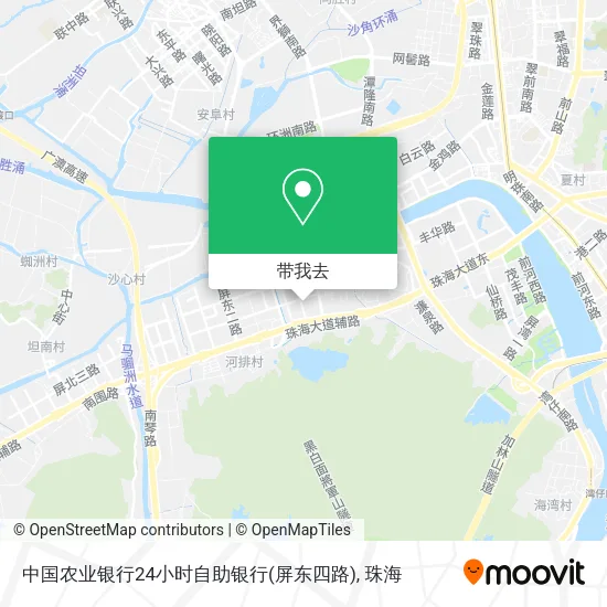 中国农业银行24小时自助银行(屏东四路)地图