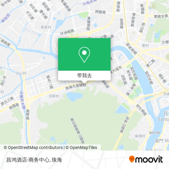 昌鸿酒店-商务中心地图