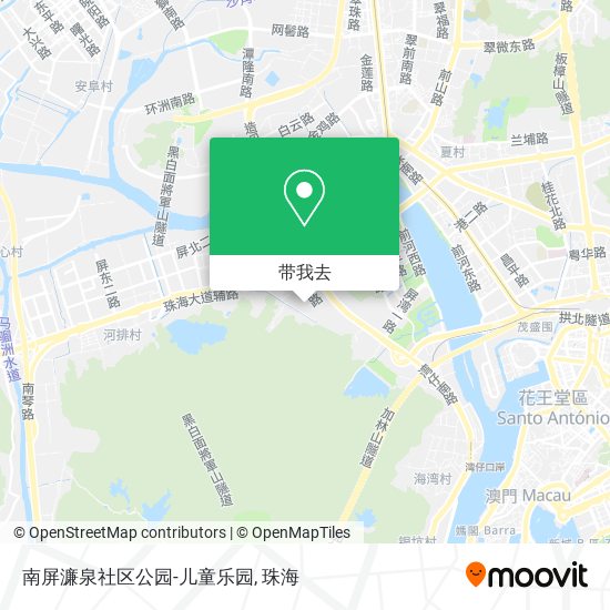 南屏濂泉社区公园-儿童乐园地图