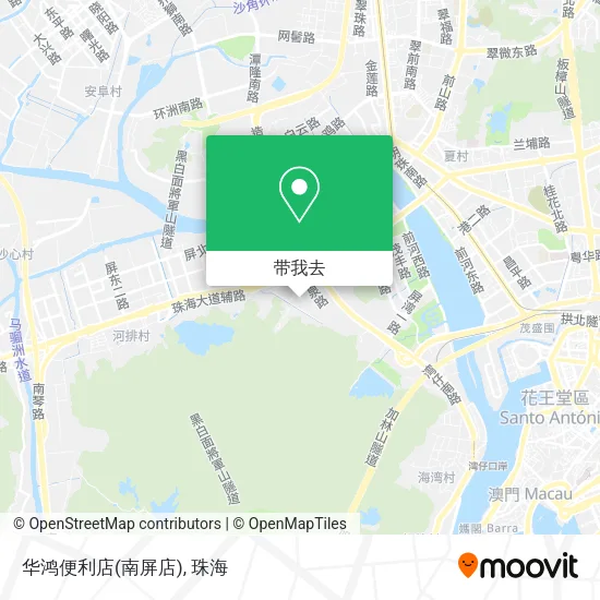 华鸿便利店(南屏店)地图