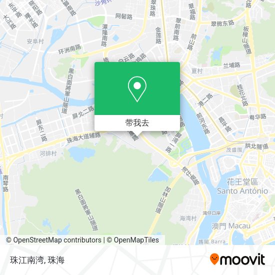 珠江南湾地图