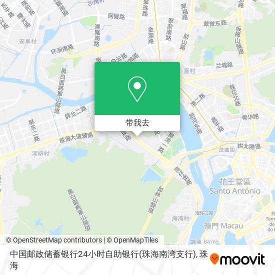 中国邮政储蓄银行24小时自助银行(珠海南湾支行)地图
