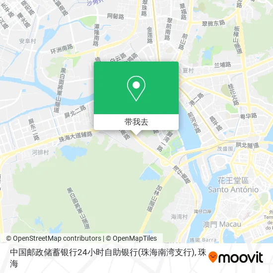 中国邮政储蓄银行24小时自助银行(珠海南湾支行)地图