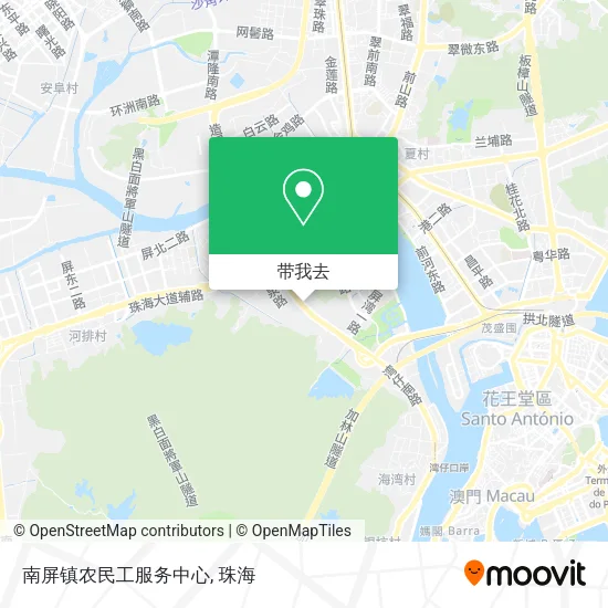 南屏镇农民工服务中心地图