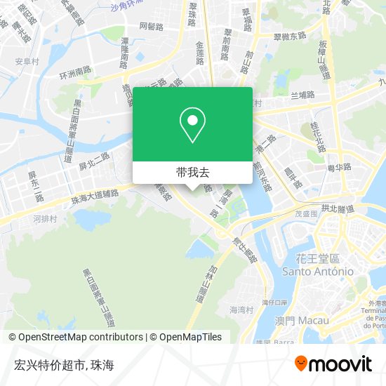 宏兴特价超市地图