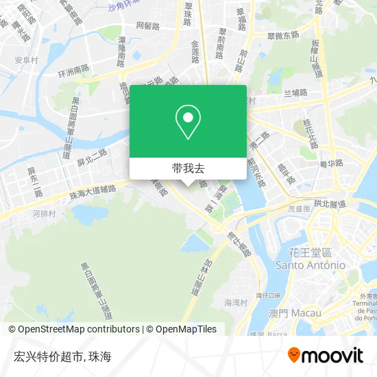 宏兴特价超市地图