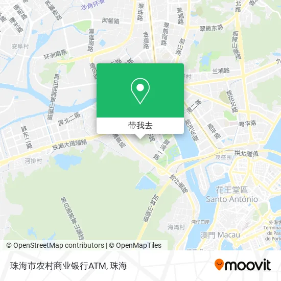 珠海市农村商业银行ATM地图