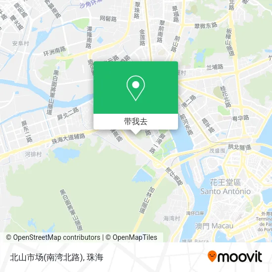 北山市场(南湾北路)地图