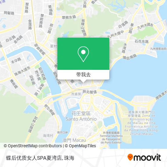 蝶后优质女人SPA夏湾店地图