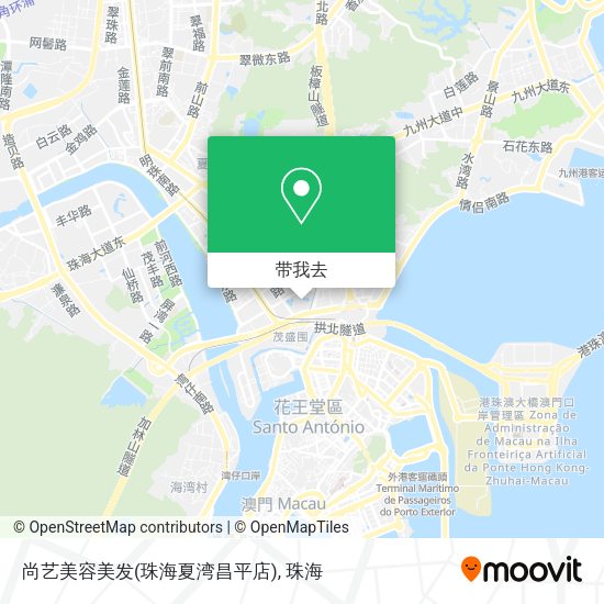 尚艺美容美发(珠海夏湾昌平店)地图