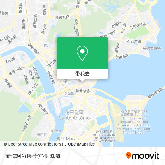 新海利酒店-贵宾楼地图