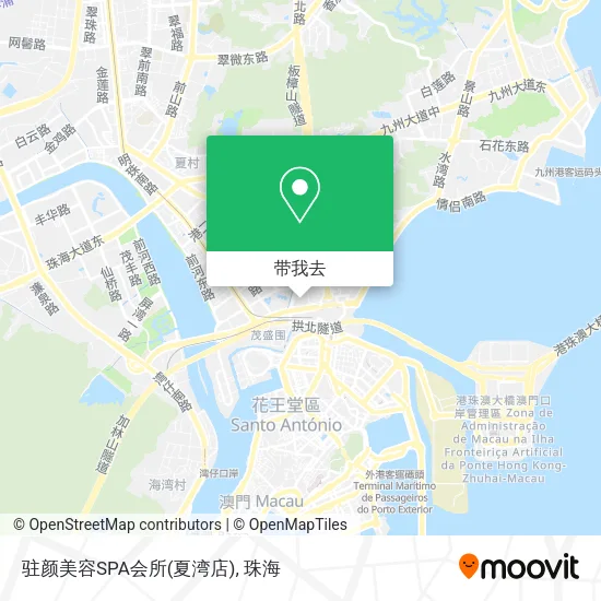 驻颜美容SPA会所(夏湾店)地图