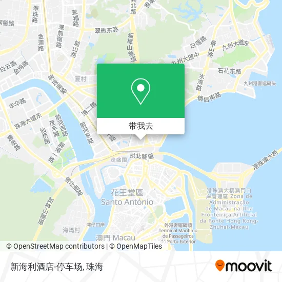 新海利酒店-停车场地图