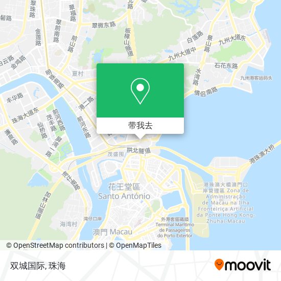 双城国际地图