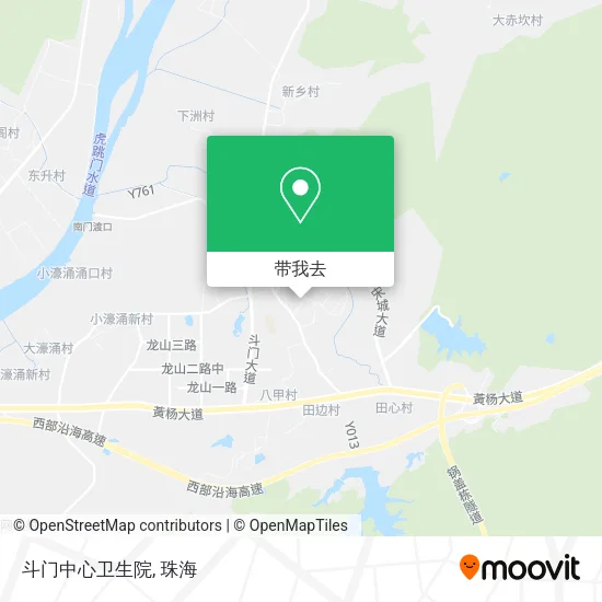 斗门中心卫生院地图