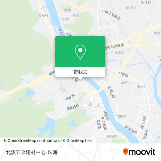 北澳五金建材中心地图