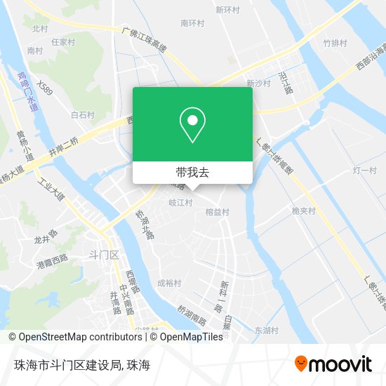 珠海市斗门区建设局地图