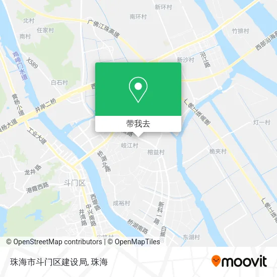 珠海市斗门区建设局地图