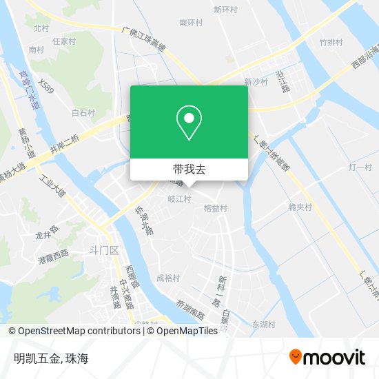 明凯五金地图