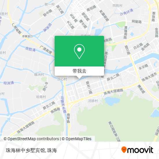 珠海林中乡墅宾馆地图