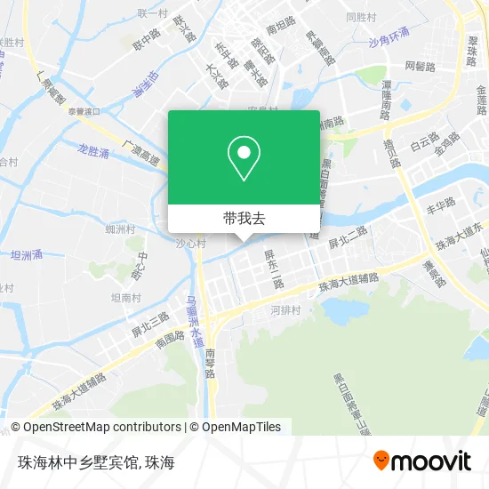珠海林中乡墅宾馆地图
