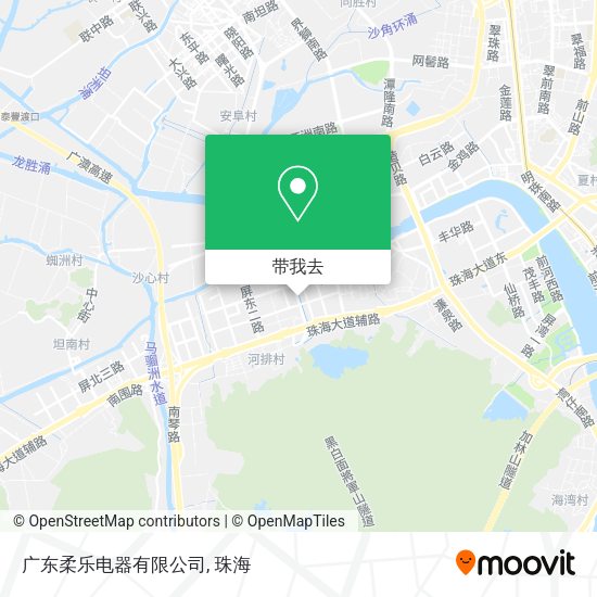 广东柔乐电器有限公司地图