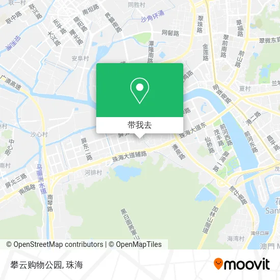 攀云购物公园地图