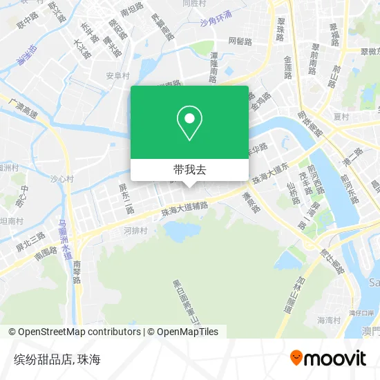 缤纷甜品店地图