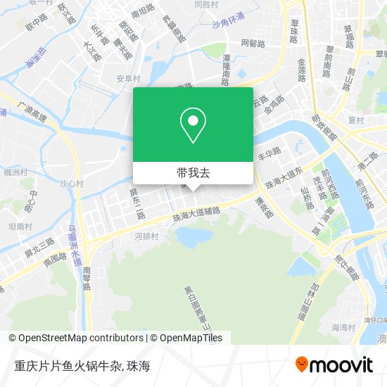 重庆片片鱼火锅牛杂地图