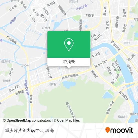 重庆片片鱼火锅牛杂地图