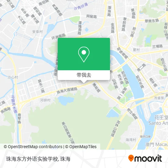 珠海东方外语实验学校地图