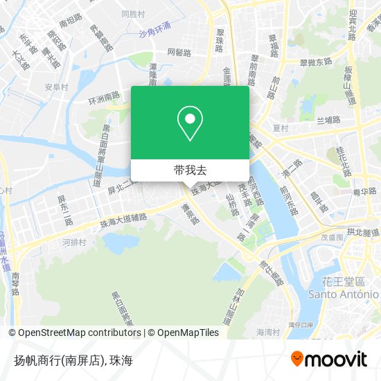 扬帆商行(南屏店)地图