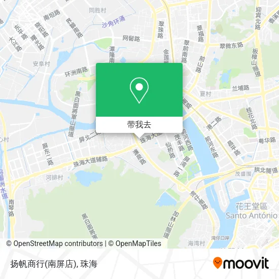 扬帆商行(南屏店)地图